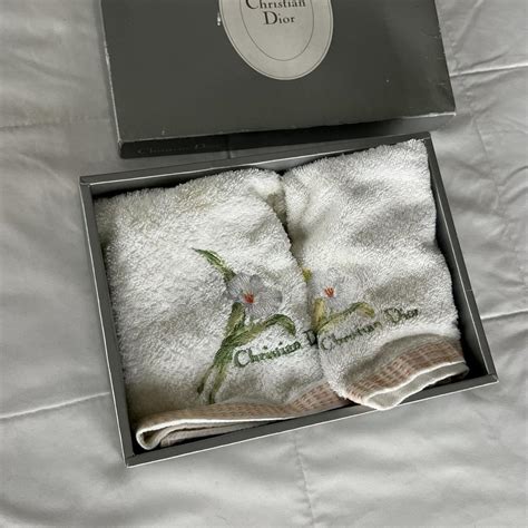 christian dior towels|Christian Dior Hand Towels .